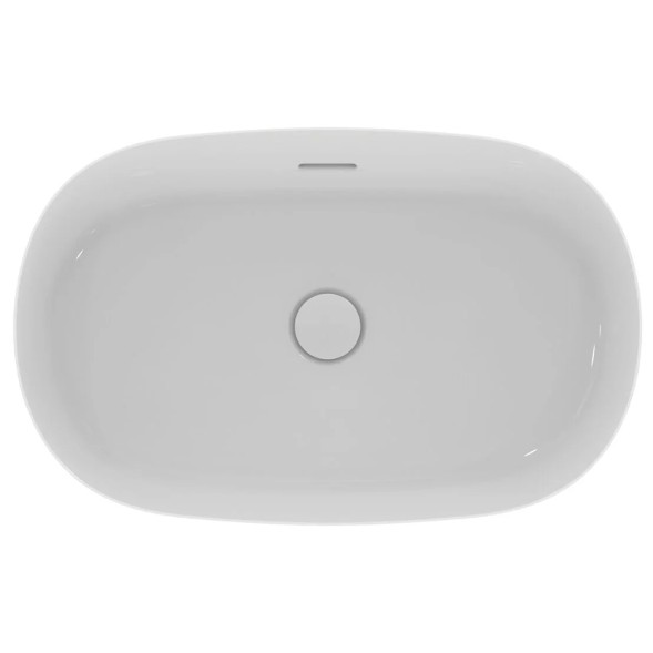 Раковина-чаша Ideal Standard Ipalyss 60 см накладная, с переливом, белый (E139701)