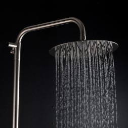 Душевая система 35к G2499-30 GAPPO нерж. сталь , лейка &amp;quot;Тропический душ&amp;quot; D245 САТИН - G2499-30 