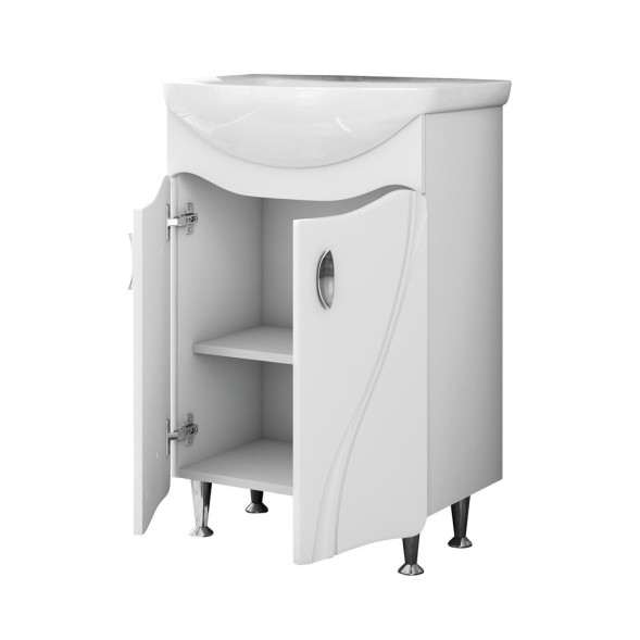 Тумба д/ванной &amp;quot;ЛИМА-65&amp;quot; под раковину Элеганс-65 (Rosa) (ПВХ) - 551703 