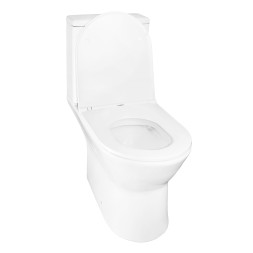 Унитаз - компакт Azario Dante 360х660х805 напольный, безободковый, быстросъемное сиденье микролифт (93589)