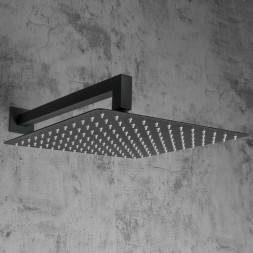 Душевая система 35к G7117-6 GAPPO лейка &amp;quot;Тропический душ&amp;quot; встраиваемая ЧЕРНЫЙ - G7117-6 