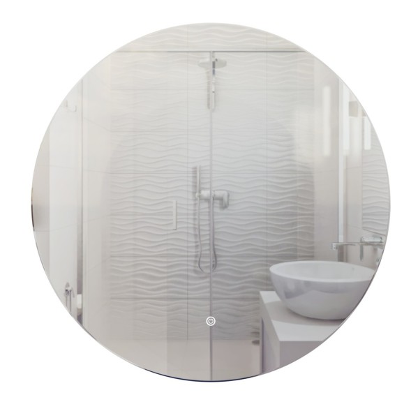 Зеркало MIXLINE &amp;quot;Алон круг&amp;quot; - ЭКОНОМ D700 светодиодная подсветка, сенсорный выключатель - MLZ.Al.7.1.2 