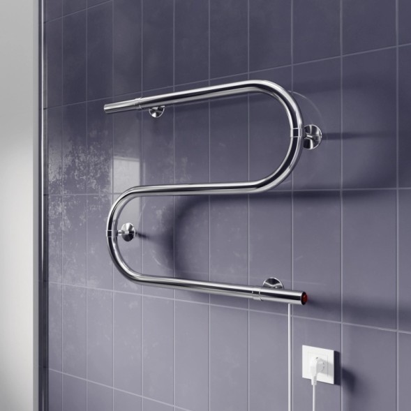 Полотенцесушитель MIXLINE SIMPLE S 40x40 (кнопочный выкл, 100 Вт) - ML-556794 