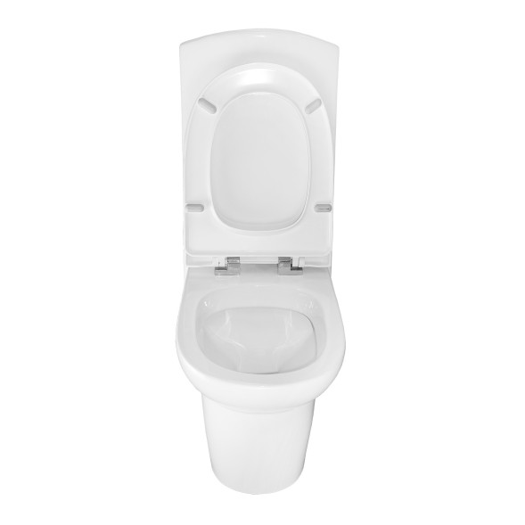 Унитаз-компакт Creo Ceramique LE MANS напольный, скрытый монтаж,  с крышкой микролифт (415х705х950)