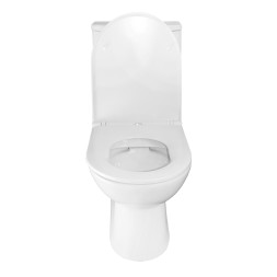 Унитаз-компакт Azario Kano 370х630х800 напольный, безободковый, в комплекте с быстросъемным сиденьем микролифт (93590)