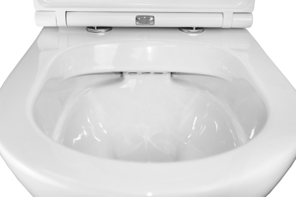 Унитаз-компакт Azario Kano 370х630х800 напольный, безободковый, в комплекте с быстросъемным сиденьем микролифт (93590)