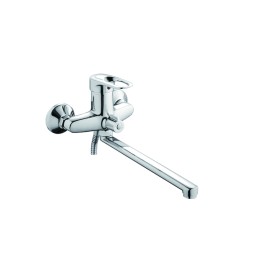 Смеситель для ванны и раковины 40к L2228-B Ledeme с отв див в корпусе L-нос, силумин - L2228-B