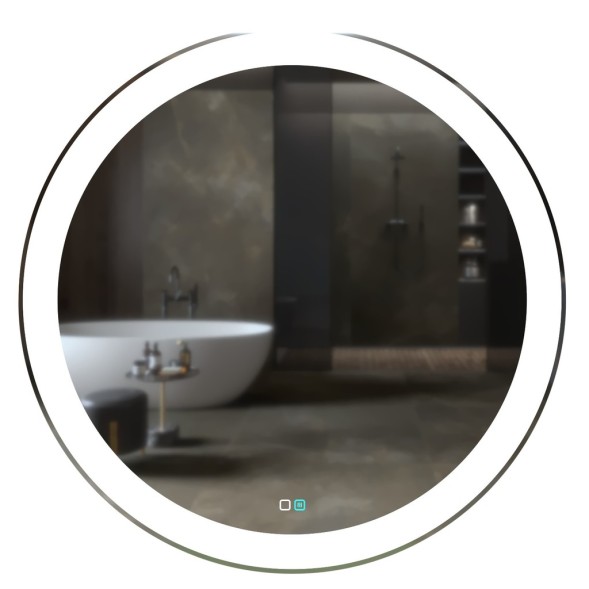 Зеркало MIXLINE &amp;quot;Перла-2&amp;quot; D770 сенсорный выключатель, светодиодная подсветка + подогрев - ФР-00001045 