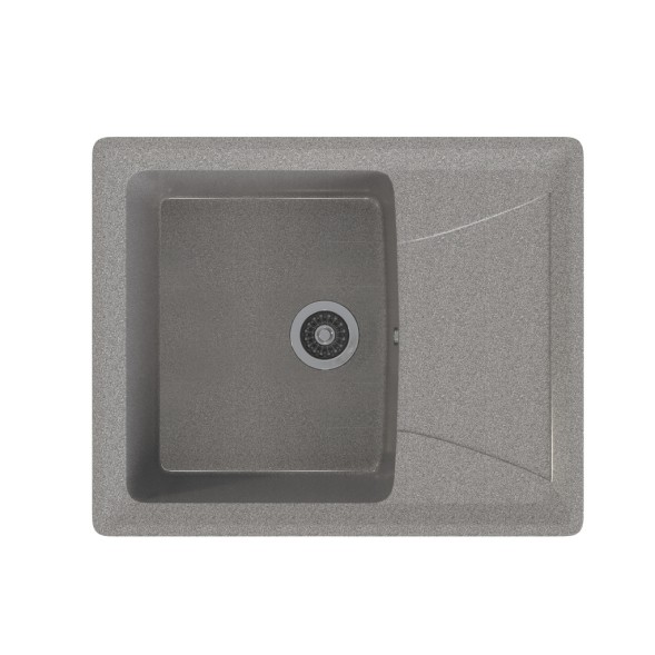 Мойка ML-GMS03 СТАНДАРТ с крылом, темно-серый (309), 605*495*190мм - 00-00004521 