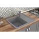 Мойка ML-GMS03 СТАНДАРТ с крылом, темно-серый (309), 605*495*190мм - 00-00004521 