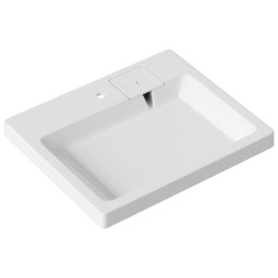 Раковина над стиральной машиной "ЛАЙН" 60*50 ш*г, с кронштейнами (MIXLINE) - БП-00006546