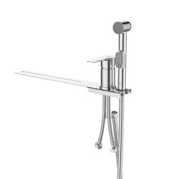 Смеситель с гигиеническим душем 35к Milardo 001SB00M08 &amp;quot;Tidy&amp;quot; установка на унитаз, ХРОМ - 001SB00M08 