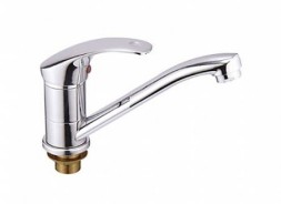 Смеситель для кухни 35к L4536-2 Ledeme б/отв кор излив на гайке, латунь - L4536-2