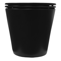 Унитаз подвесной Azario Teramo 355х515х365 смыв "Скрытое торонадо", безободковый, с быстросъемным сиденьем микролифт, черный матовый (AZ-0053-UQ3-MB)