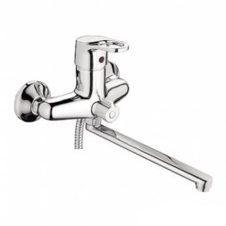 Смеситель для ванны и раковины 40к L2250 Ledeme с отв див в корпусе L-нос, латунь - L2250