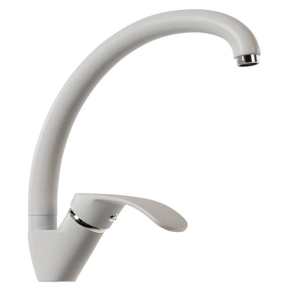 Смеситель для кухни 35к MIXLINE ML-GS02 (341) ультра белый высок. излив - 00-00001749 