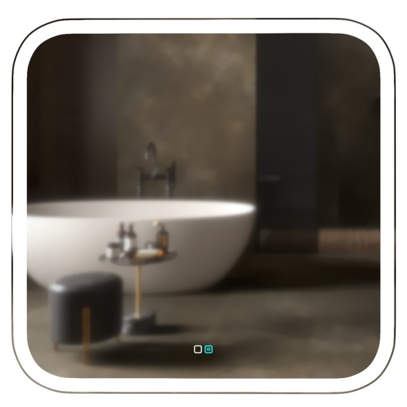 Зеркало MIXLINE &amp;quot;Стив-2&amp;quot; 700*685 (ШВ) сенсорный выключатель, светодиодная подсветка + подогрев - ФР-00001755 