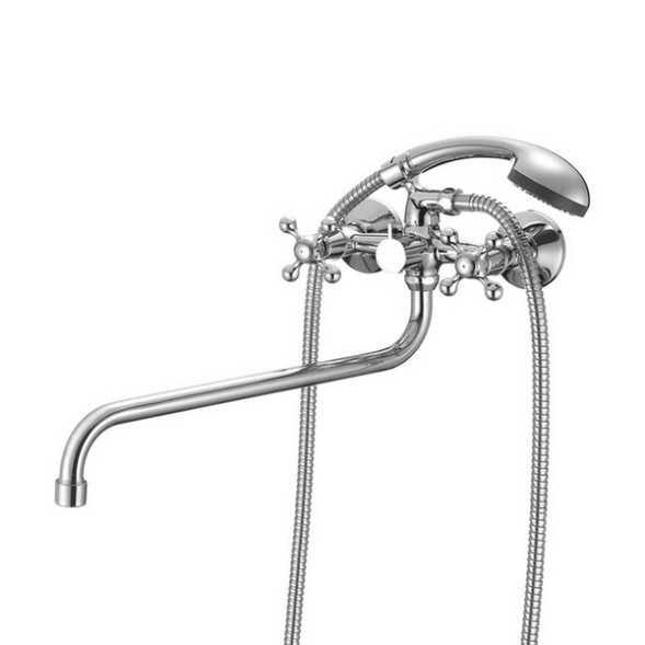 Смеситель для ванны и раковины 1/2 кер Milardo DUPSB02M10 &amp;quot;Duplex&amp;quot;  ХРОМ - DUPSB02M10 