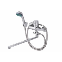 Смеситель для ванны и раковины 40к ПРОФСАН ПСМ-521-К008 "ПЛЮС" эксцентрики "РУС", ХРОМ - PSM-521-008