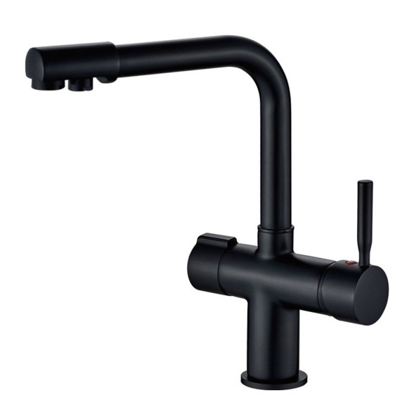 Смеситель для кухни 35к HB70088-7 HAIBA с вых. для питьевого фильтра б/отв п/гайку ЧЕРНЫЙ - HB70088-7 