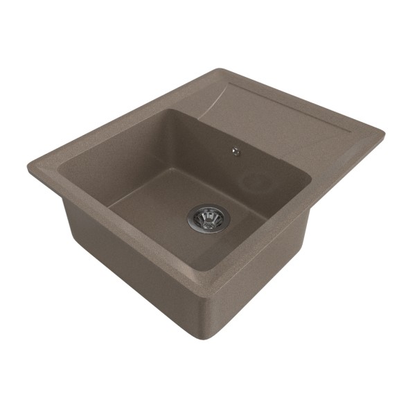 Мойка ML-GMS03 СТАНДАРТ с крылом, терракот (307), 605*495*190мм - 00-00004522 