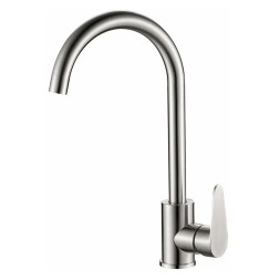 Смеситель для кухни 35к HB70802 HAIBA б/отв боковая п/гайку НЕРЖ - HB70802