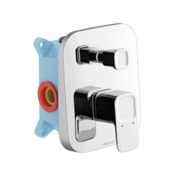 Смеситель для душа Ravak 10° TD 065.00, для R-box, настенный, с переключателем, однорычажный, хром