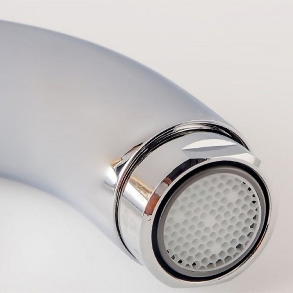 Смеситель для раковины KLUDI BOZZ  однорычажный, внешняя монтажная часть, излив 220 мм, хром (382450576)