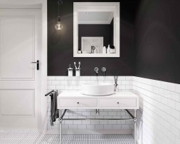 Смеситель для раковины KLUDI BOZZ однорычажный, внешняя монтажная часть, излив 220 мм, хром (382450576)