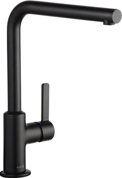 Смеситель для кухонной мойки KLUDI L-INE S однорычажный, черный матовый (408033975)