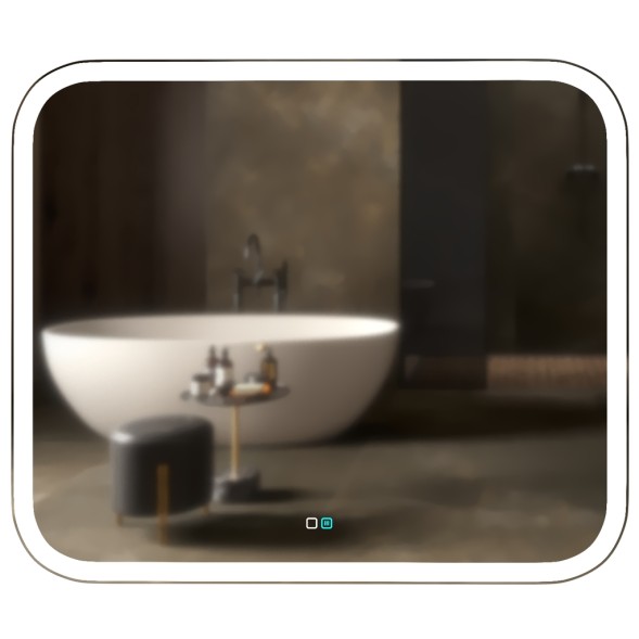 Зеркало MIXLINE &amp;quot;Стив-2&amp;quot; 800*685 (ШВ) сенсорный выключатель, светодиодная подсветка + подогрев - ФР-00001503 
