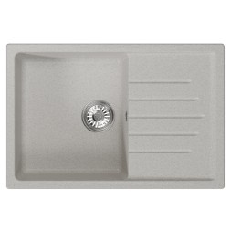 Мойка ML-GM19 КОМФОРТ с крылом, серая (310), 750*500*200мм - 00-00009400 