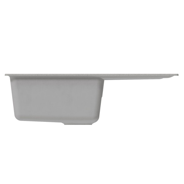 Мойка ML-GM19 КОМФОРТ с крылом, серая (310), 750*500*200мм - 00-00009400 