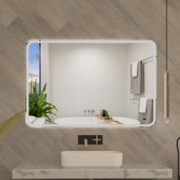 Зеркало MIXLINE "Турин-2" 1200*800 (ШВ) бесконтактный сенсор,светодиодная подсветка+подогрев - MLZ.Tur.12-8.1.2.3