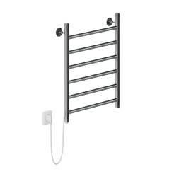 Полотенцесушитель MIXLINE VEGA 60х40 (кноп выключатель, 222 Вт, 6 перекладин, левый) электрический - ML-556364