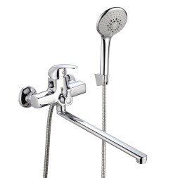 Смеситель для ванны и раковины 40к ПРОФСАН ПСМ-777-037 "ПЛЮС" эксцентрики "ЕВРО", ХРОМ - PSM-777-037