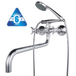 Смеситель для ванны и раковины 1/2 кер. MIXLINE ML30-021 "Classic" - ML30-021