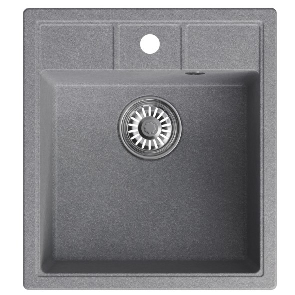 Мойка ML-GM28 КОМФОРТ графит (342), 450*500*190мм - 00-00009490 