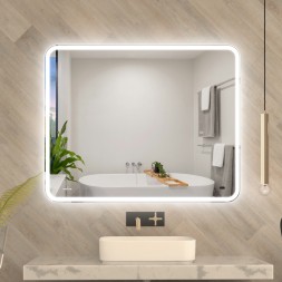 Зеркало MIXLINE "Турин" 1000*800 (ШВ) бесконтактный сенсор, светодиодная подсветка - MLZ.Tur.10-8.1.2