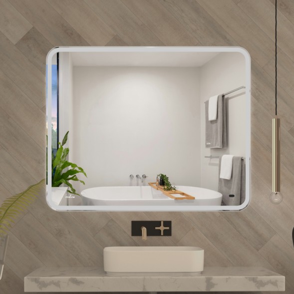 Зеркало MIXLINE &amp;quot;Турин&amp;quot; 1000*800 (ШВ) бесконтактный сенсор, светодиодная подсветка - MLZ.Tur.10-8.1.2 