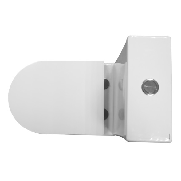 Унитаз-моноблок Azario Velluto, торнадо, с сиденьем микролифт 650*370*775 (AZ-6281)