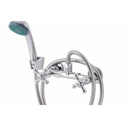 Смеситель для душа 1/2 кер ПРОФСАН ПСМ-109-К89 "ДУШ" См-ДшДНРШл, эксцентрики "РУС", ХРОМ - PSM-109-89