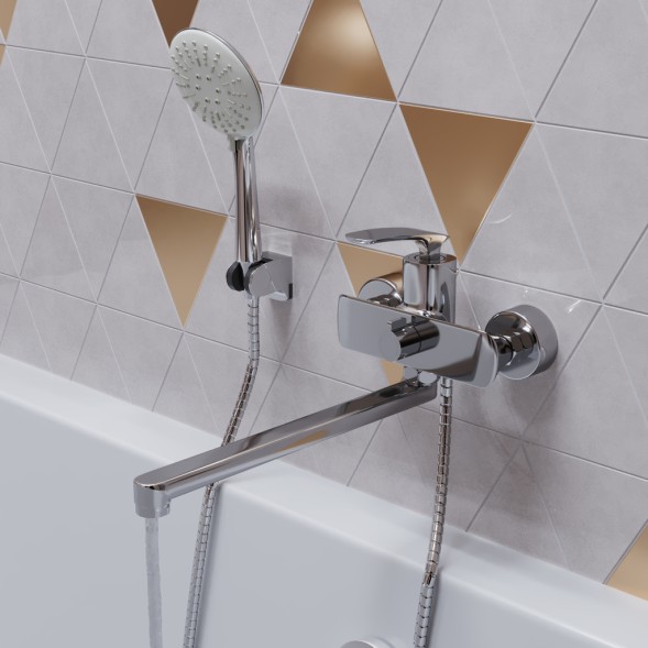 Смеситель для ванны и раковины 30k MIXLINE ML21-02 &amp;quot;Elegant&amp;quot; - ML21-02 