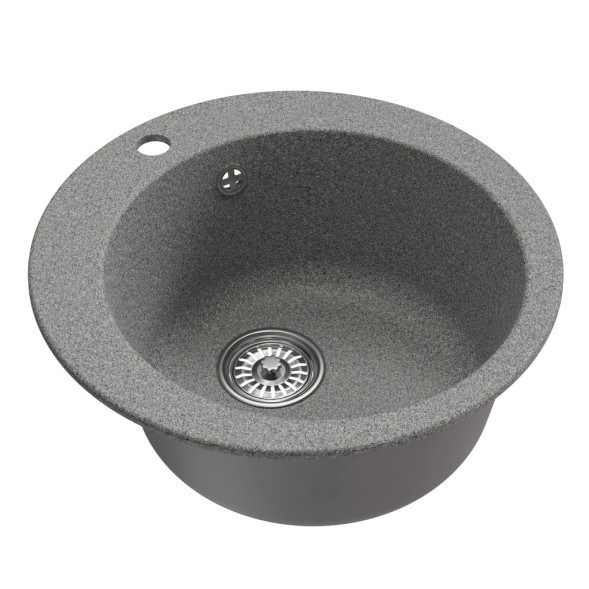 Мойкa ML-GM13 КОМФОРТ круглая, темно-серая (309), 495мм (глуб. чаши 200) - 00-00009327 