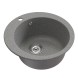 Мойкa ML-GM13 КОМФОРТ круглая, темно-серая (309), 495мм (глуб. чаши 200) - 00-00009327 