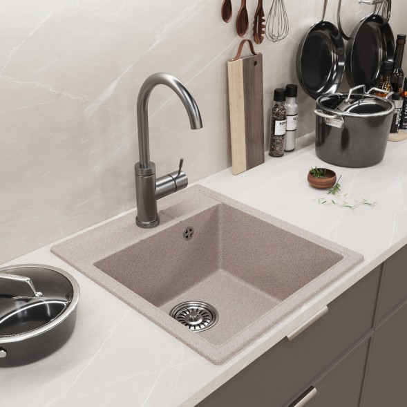 Мойка ML-GM28 КОМФОРТ песочная (302), 450*500*190мм - 00-00009482 