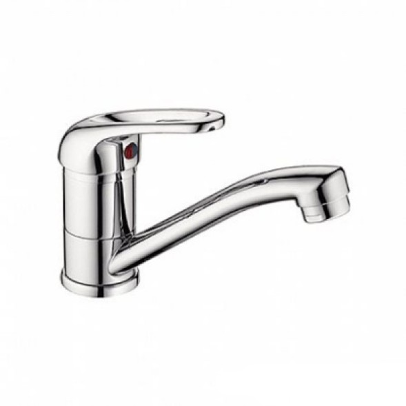 Смеситель для кухни 35к L4539-В Ledeme с/отв кор излив, силумин - L4539-B 