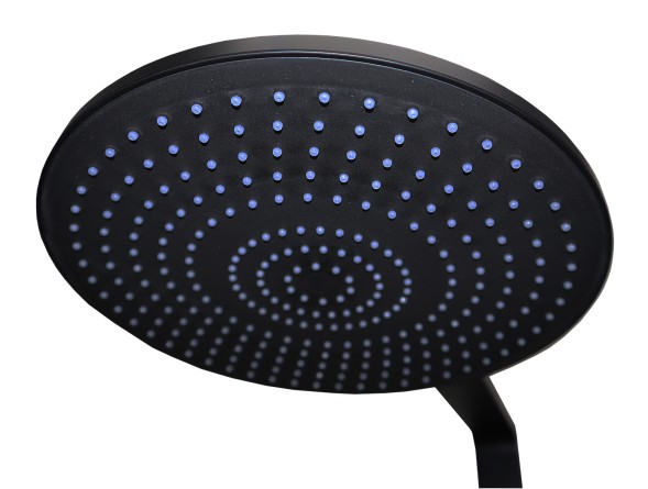 Душевая система Azario Deepsea термостатический картридж, черный (AZ-679008DB9PA)