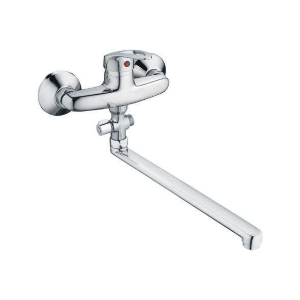 Смеситель для ванны и раковины 35к CN2139 CRON L-нос 300мм, ХРОМ - CN2139 