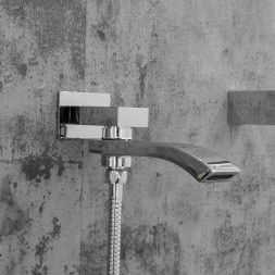 Душевая система термостат  G7107-40 GAPPO лейка &amp;quot;Тропический душ&amp;quot; встраиваемая ХРОМ - G7107-40 